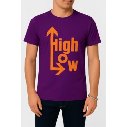 HIGH LOW PRINTED T-SHIRT